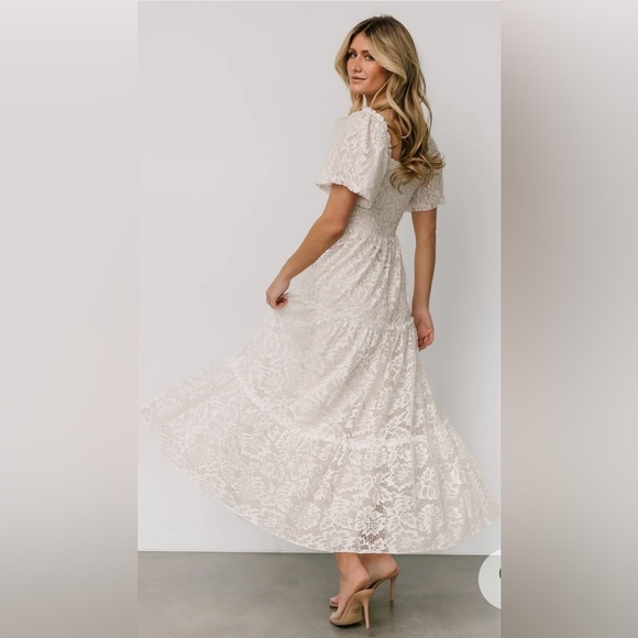 Baltic born Aspen Smocked Lace Maxi Dress - Picture 4 of 9